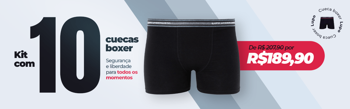 Cueca boxer 