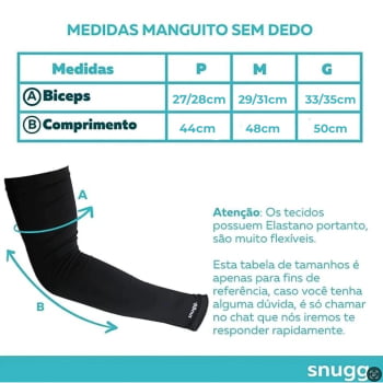Par Manguito Proteção Solar Uv50 Mangote Manga Ciclismo SunDry Cor Preto