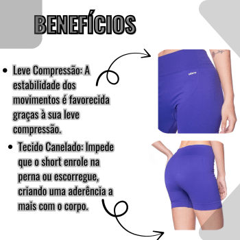 Short Selene Sem Costura Fitness
