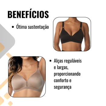 Sutiãs DeMillus Olimpo Bourbon Confortável